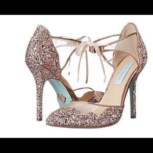 Betsy Johnson Blue line shoes